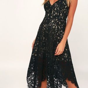 LULUS white lace dress